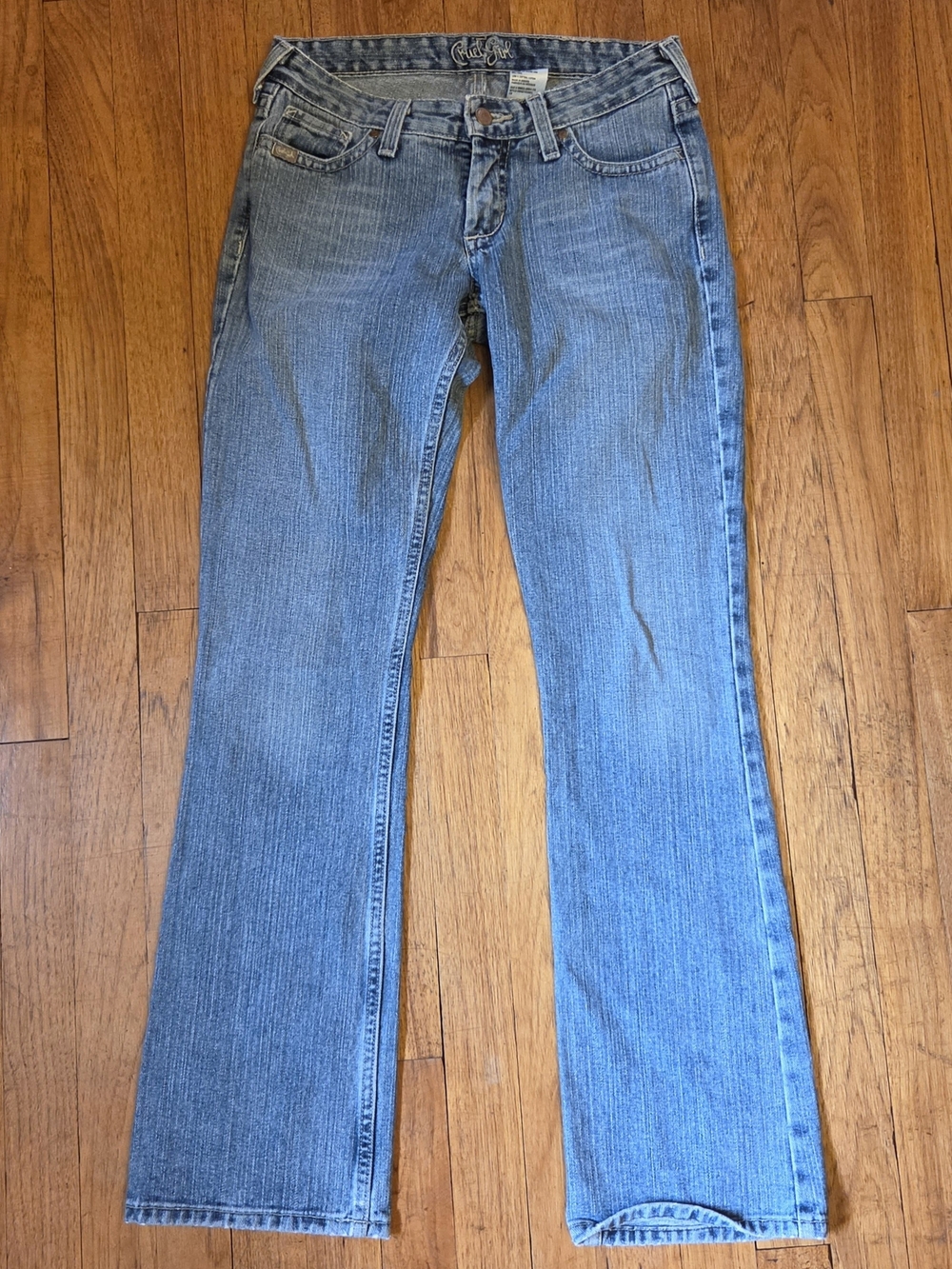 Cruel Girl Low Rise Boot Cut Western Denim Jeans